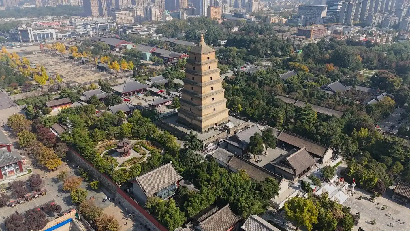 Xi'an Wild Goose Pagodas Comparison